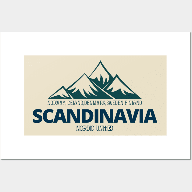 Scandinavia For Nature and Travelling Lovers - Summer Shirt Wall Art by norwayraw